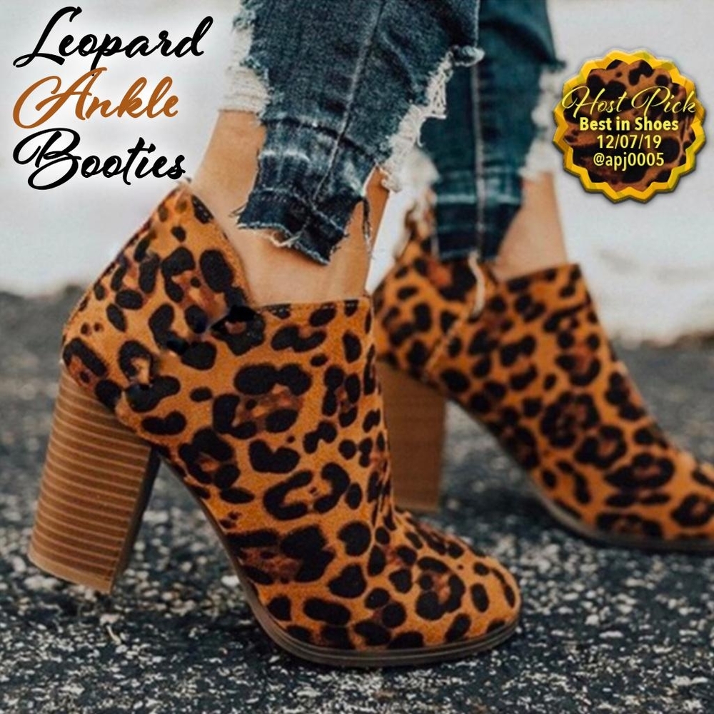Leopard print Bootie 🎉HOST PICK🎉 - Picture 1 of 8
